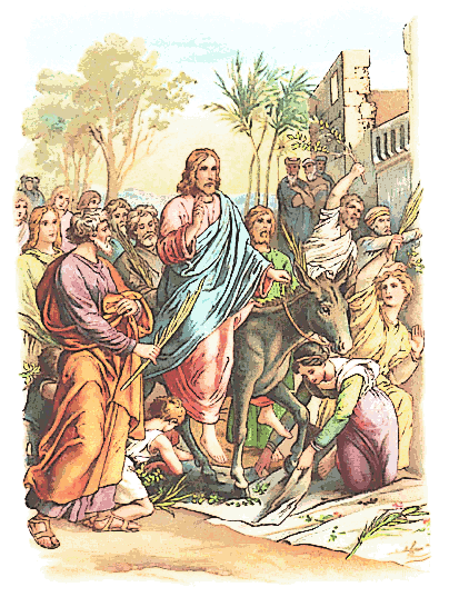 free clip art jesus on donkey - photo #45